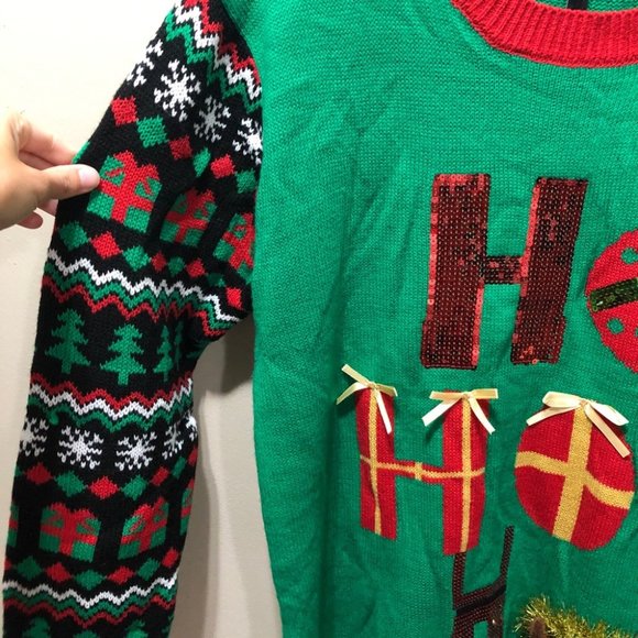 Ho Ho Ho Christmas Sweater size 3X - Picture 4 of 11